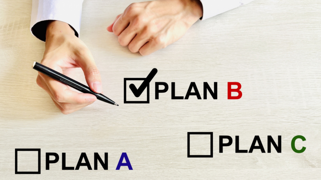PLAN Bに✔を入れる