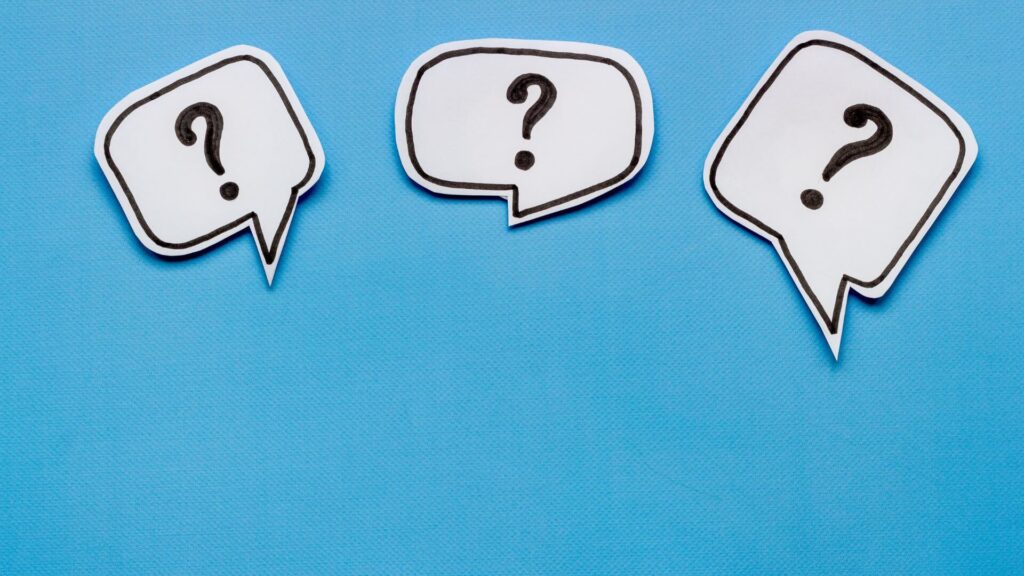 クエスチョン3つ