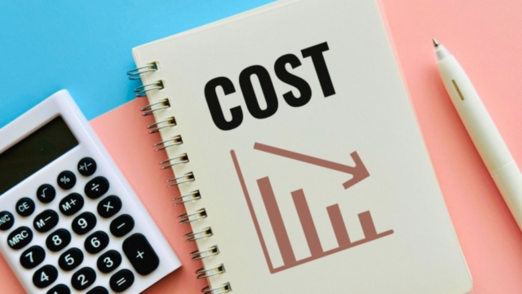 COST　下がるグラフ