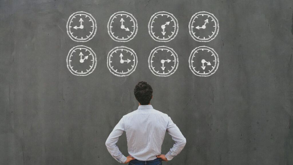 時間　時計　男性