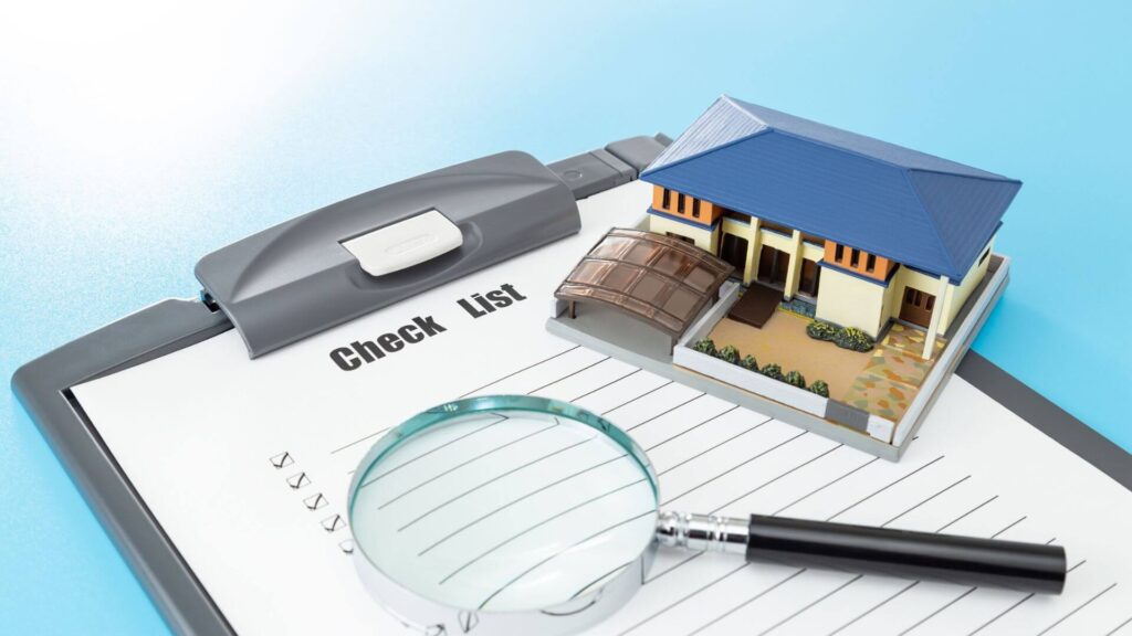 物件　虫眼鏡　チェックリスト