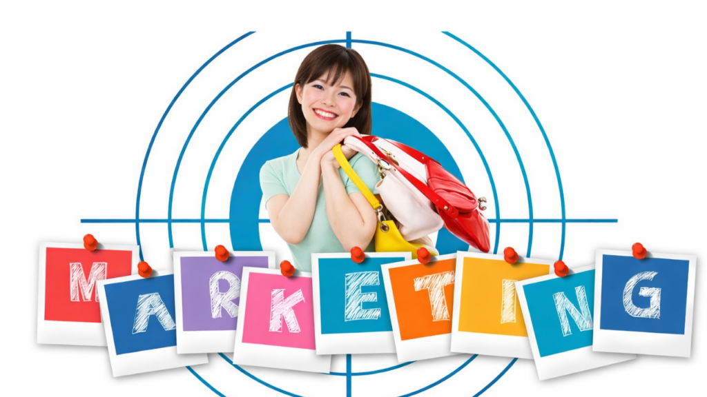 買い物をする女性