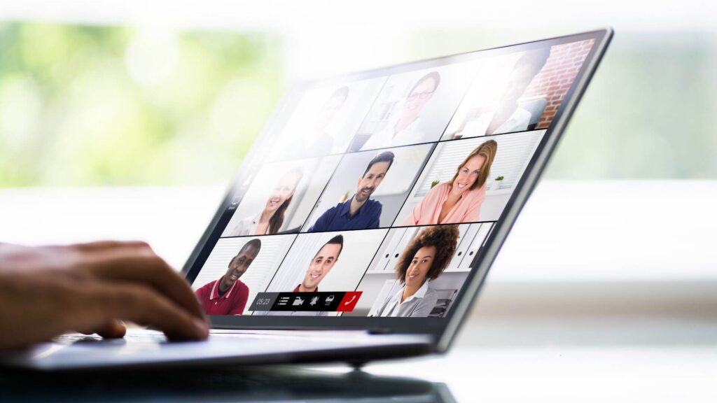 オンライン会議の様子